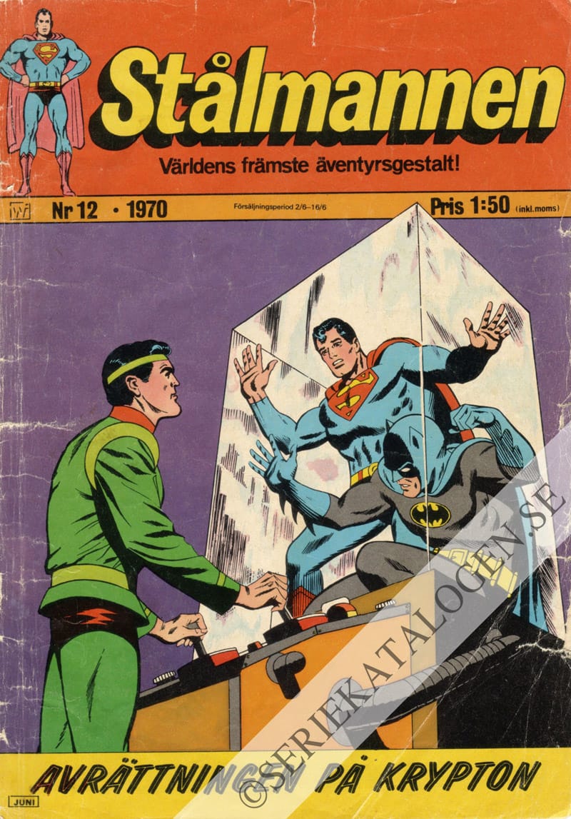 Framsida på Stålmannen #12 (1970)