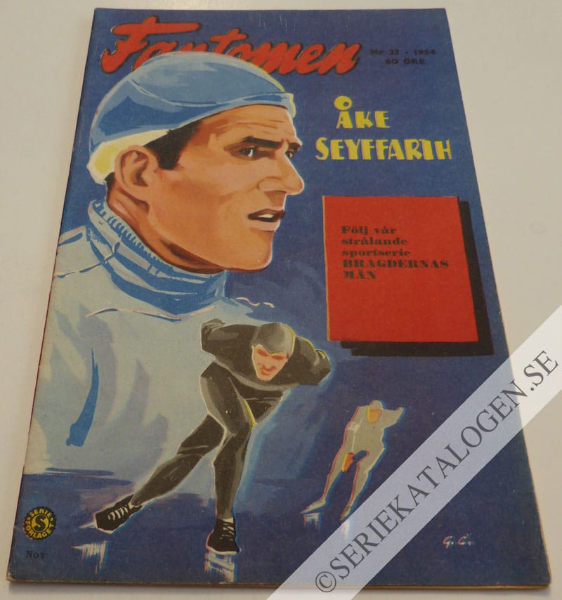 Framsida på Fantomen #23 (1954)