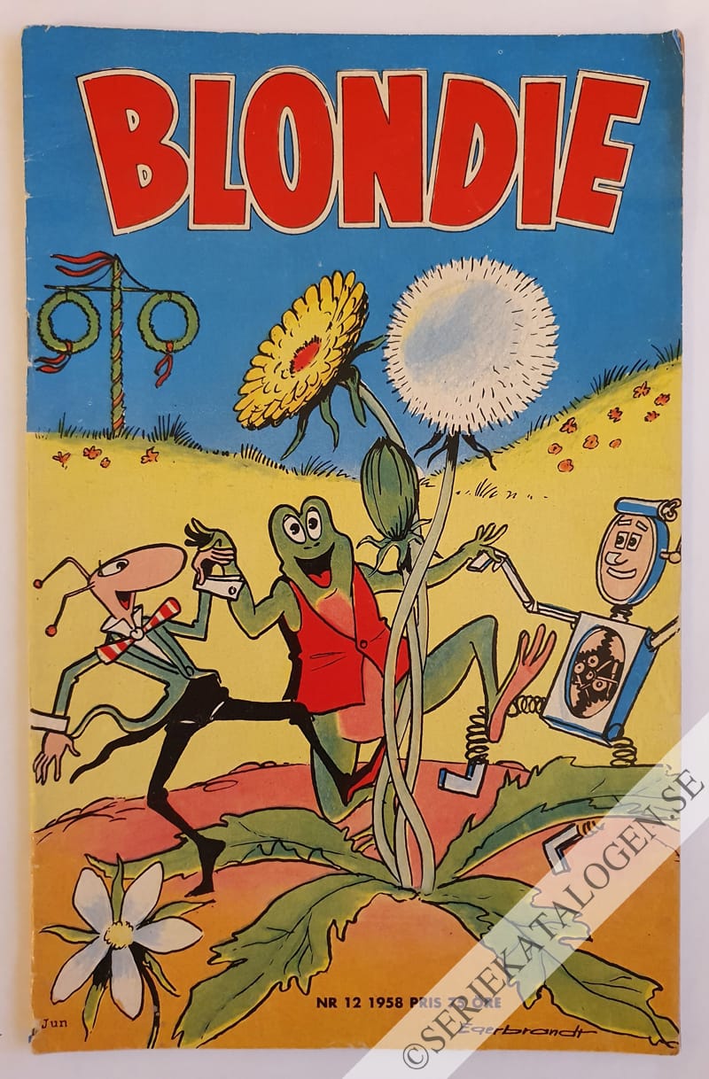 Framsida på Blondie #12 (1958)