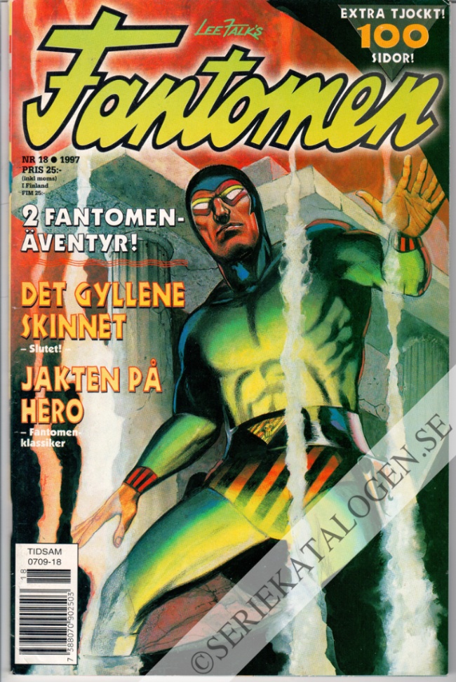 Framsida på Fantomen #18 (1997)