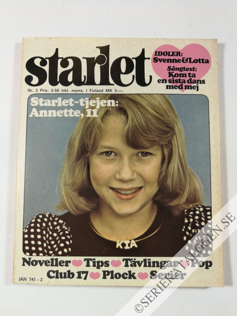 Framsida på Starlet #2 (1976)