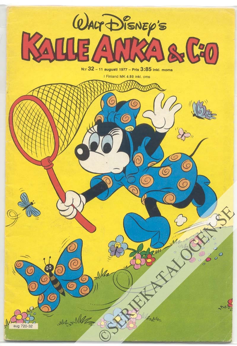 Framsida på Kalle Anka & C:o #32 (1977)