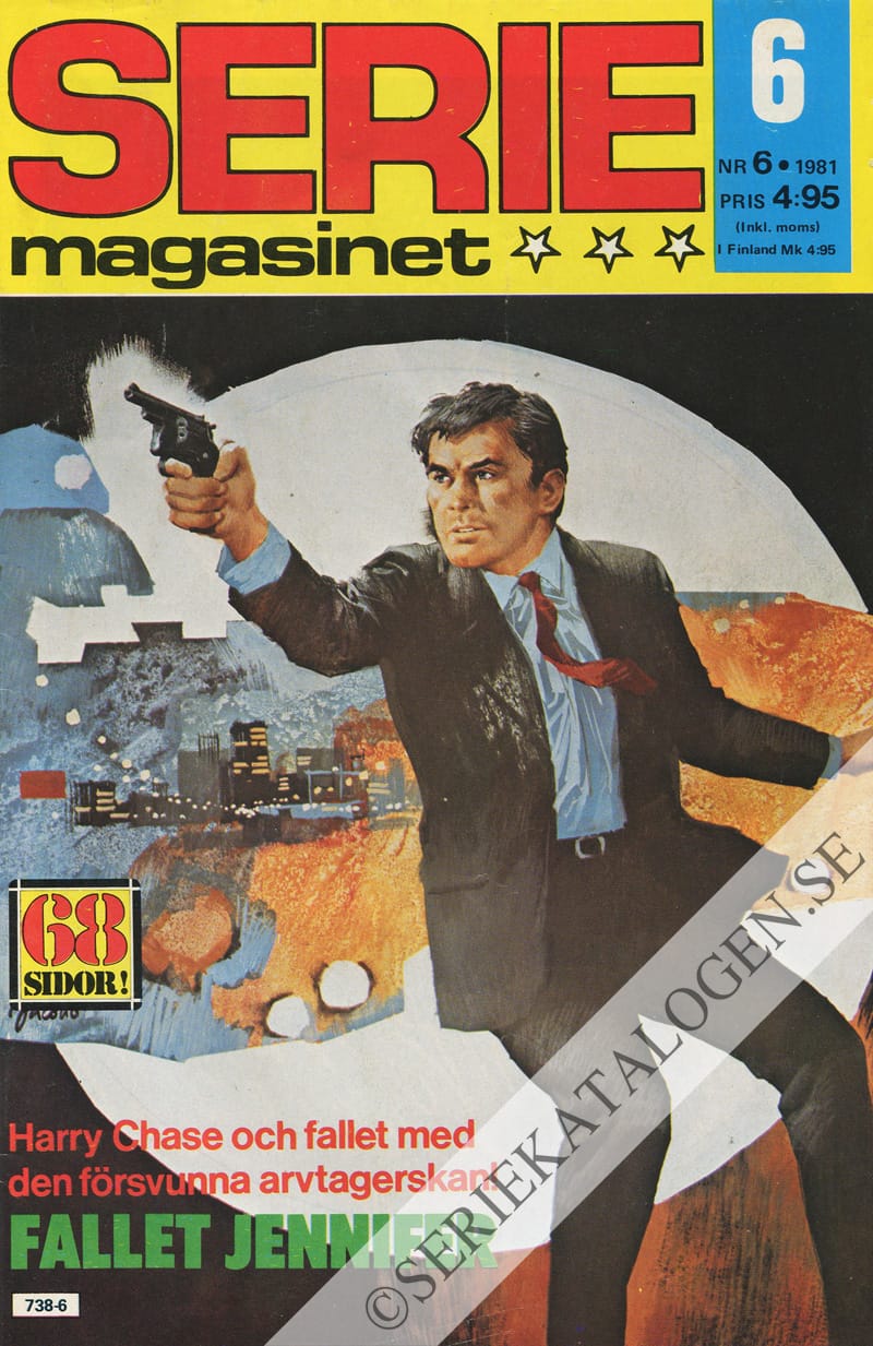 Framsida på Seriemagasinet #6 (1981)