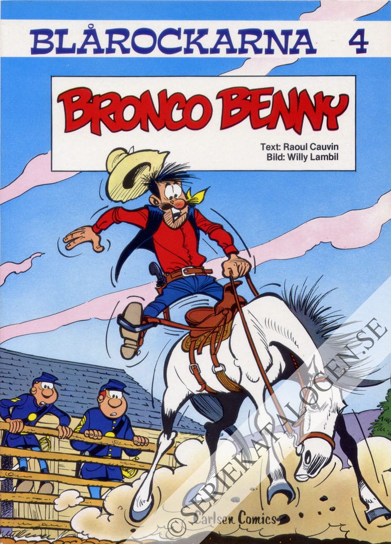 Framsida på Blårockarna Bronco Benny (1981)