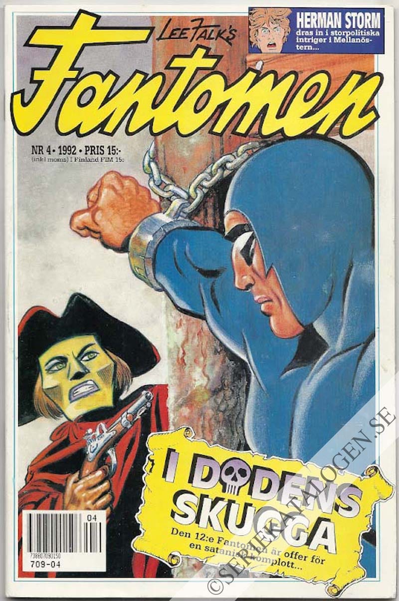 Framsida på Fantomen #4 (1992)