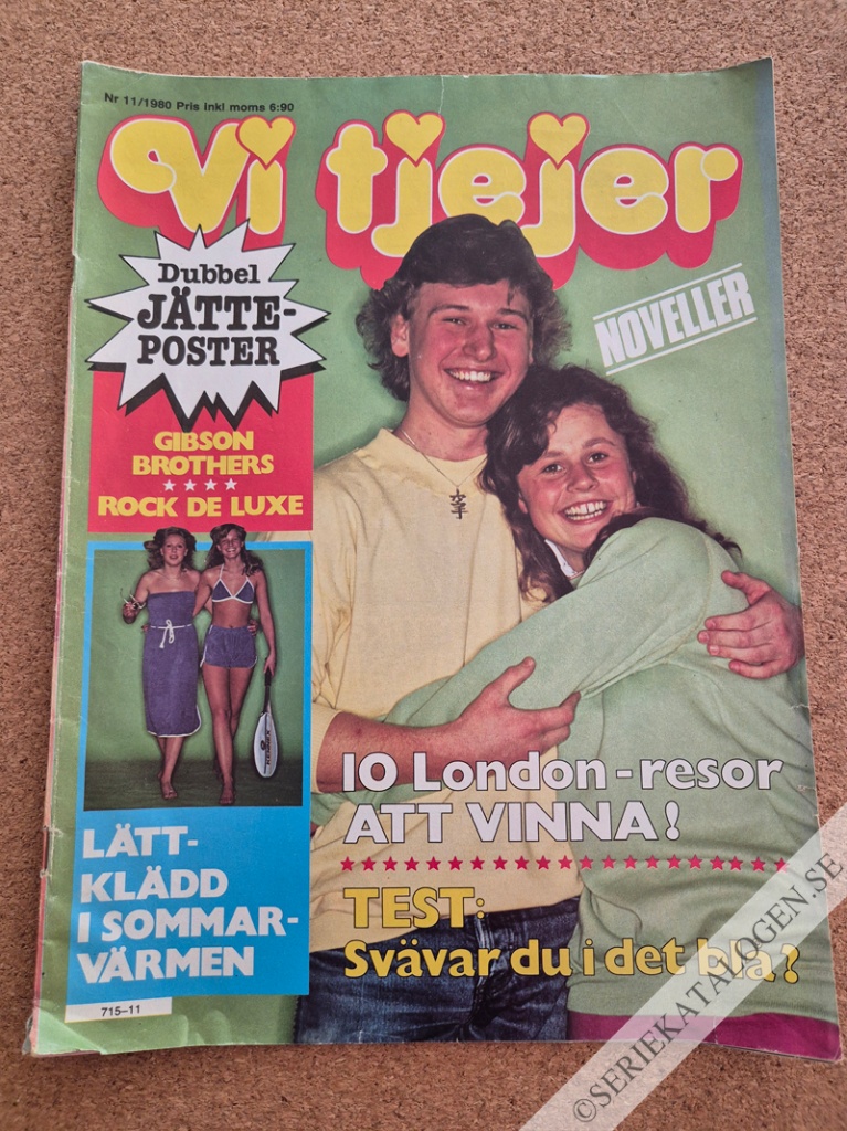 Framsida på Vi tjejer #11 (1980)