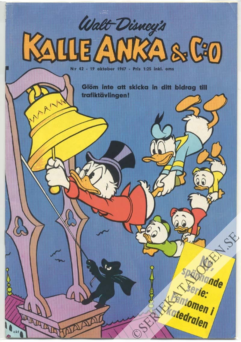 Framsida på Kalle Anka & C:o #42 (1967)