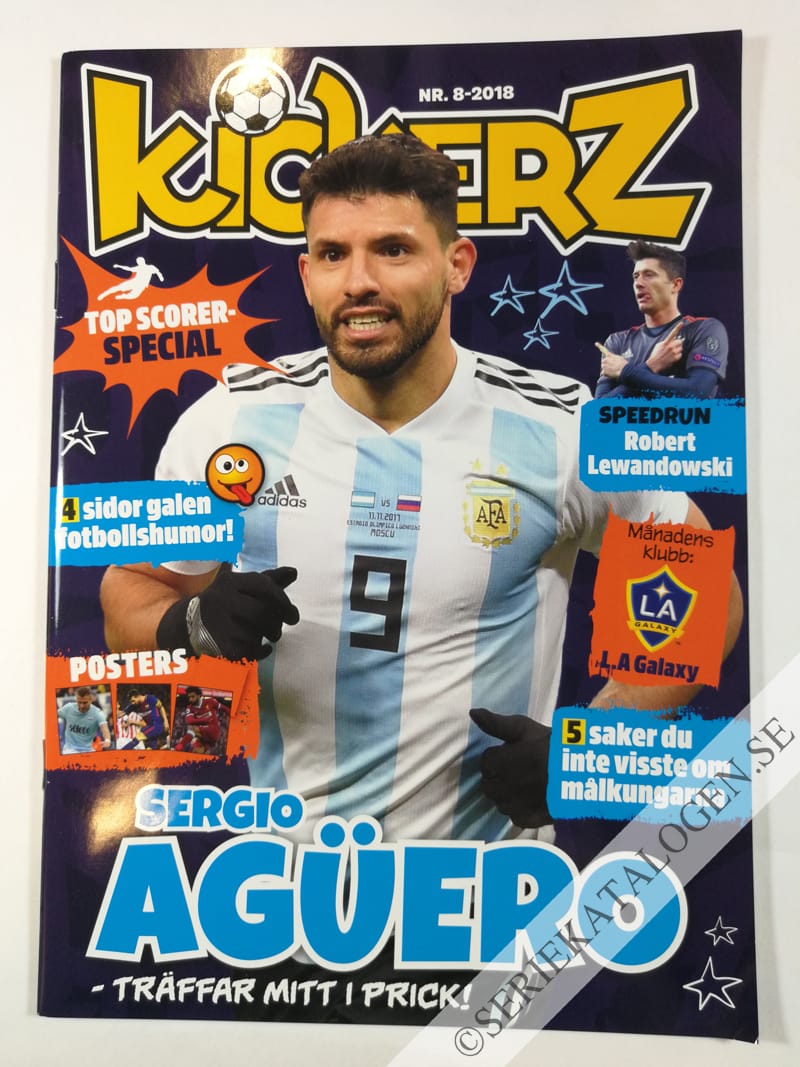 Framsida på Kickerz Football Club #8 (2018)
