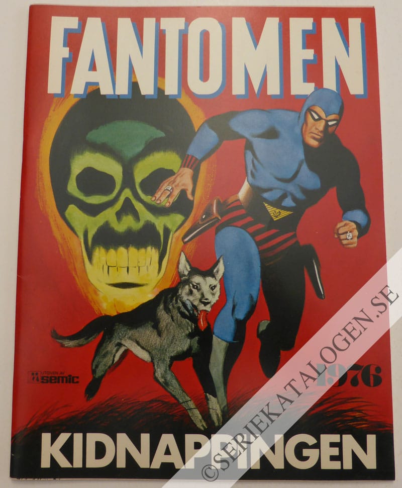 Framsida på Fantomen Kidnappningen (1975)