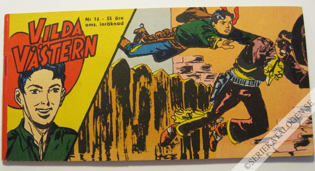 Framsida på Vilda Västern #16 (1962)