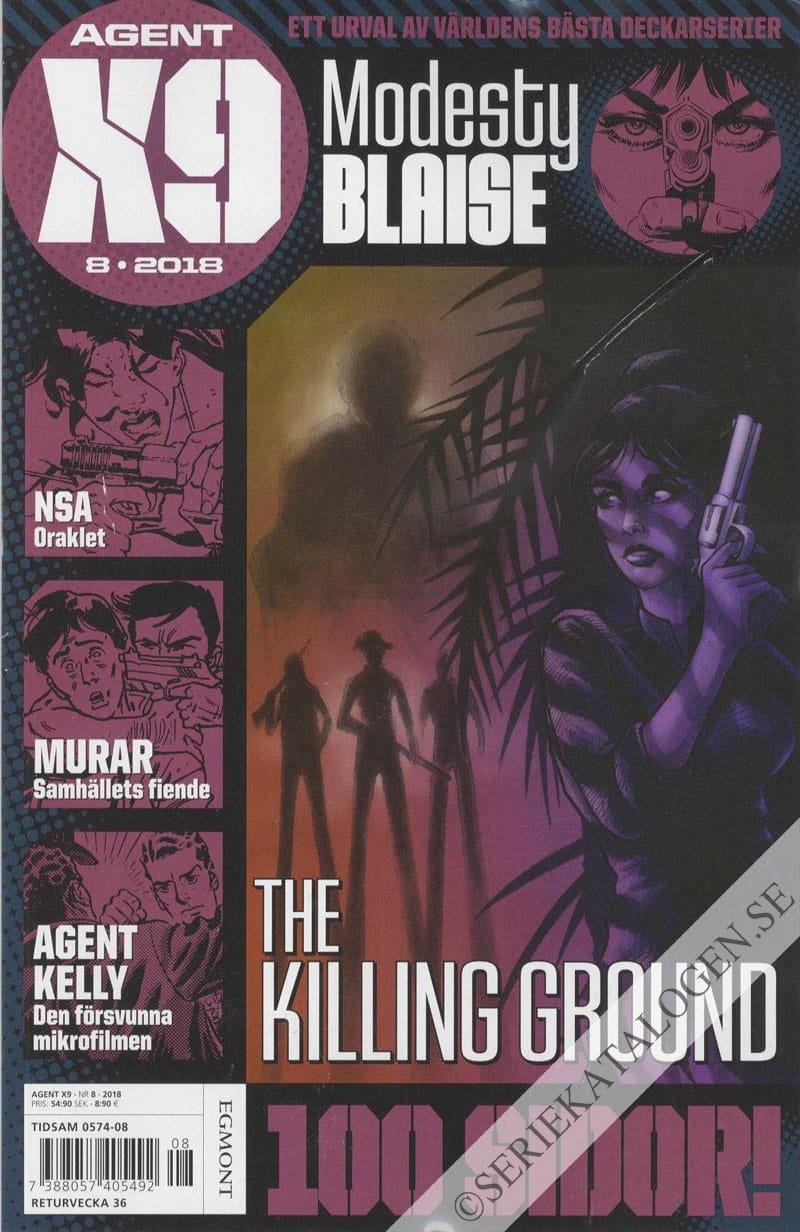 Framsida på Agent X9 #8 (2018)