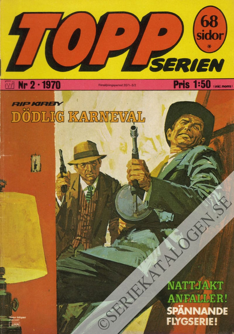 Framsida på Toppserien #2 (1970)