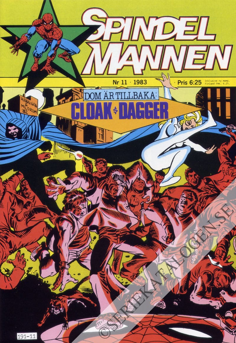 Framsida på Spindelmannen #11 (1983)