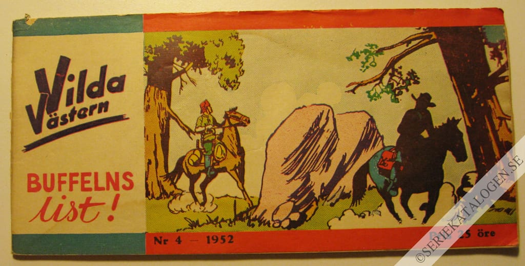 Framsida på Vilda Västern #4 (1952)