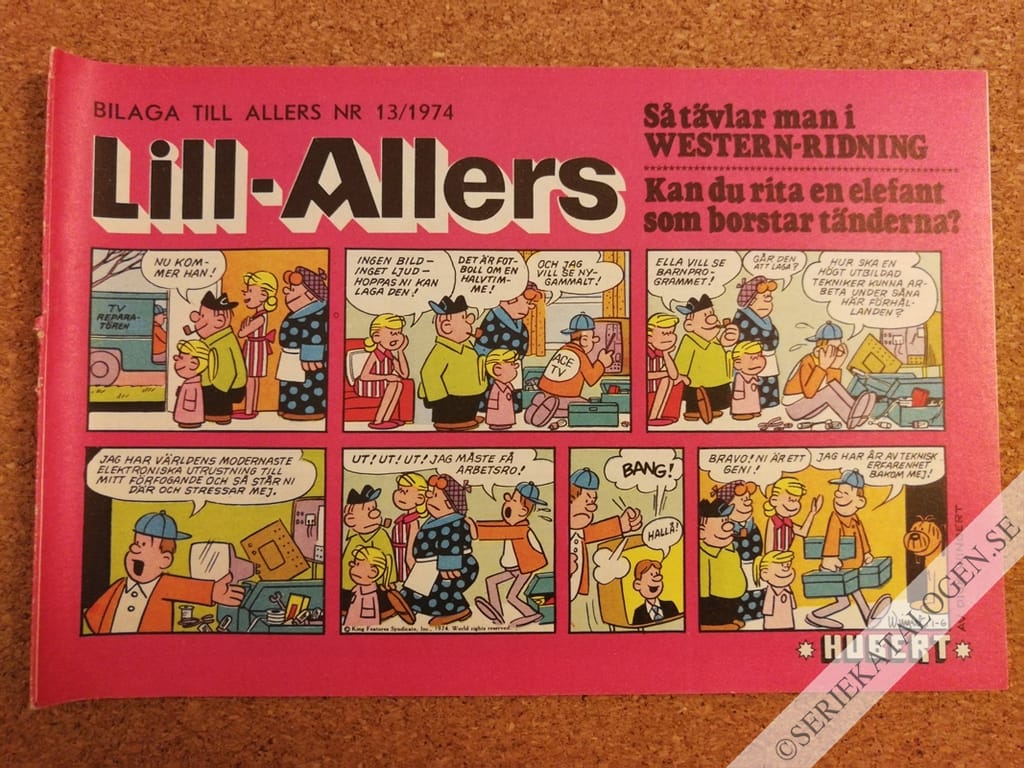 Framsida på Lill-Allers #13 (1974)