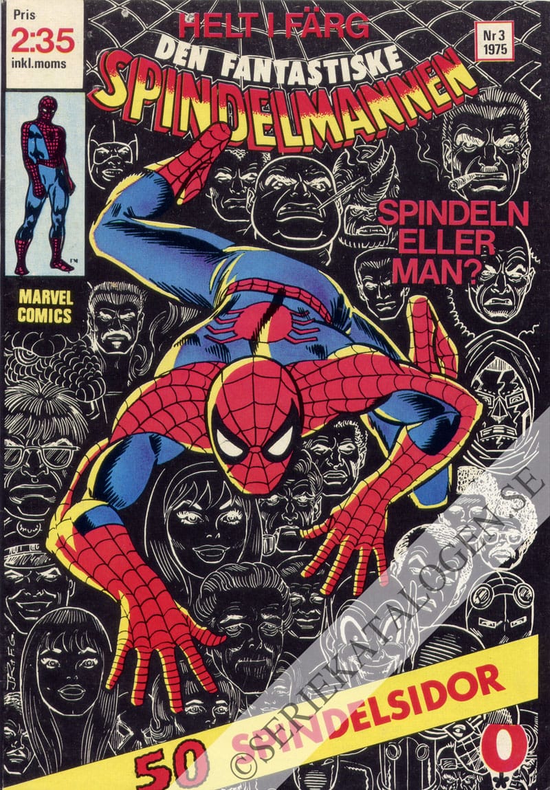 Framsida på Spindelmannen #3 (1975)