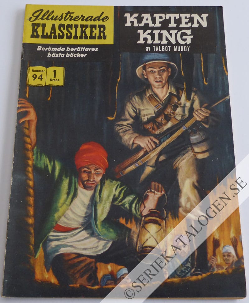 Framsida på Illustrerade Klassiker #94 - Kapten King (1959)