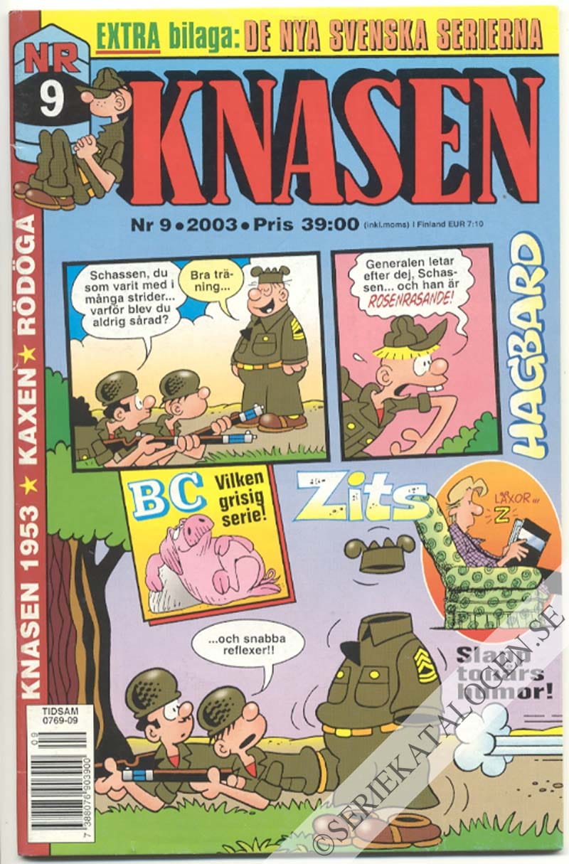 Framsida på Knasen #9 (2003)