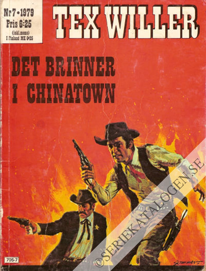 Framsida på Tex Willer #7 (1979)