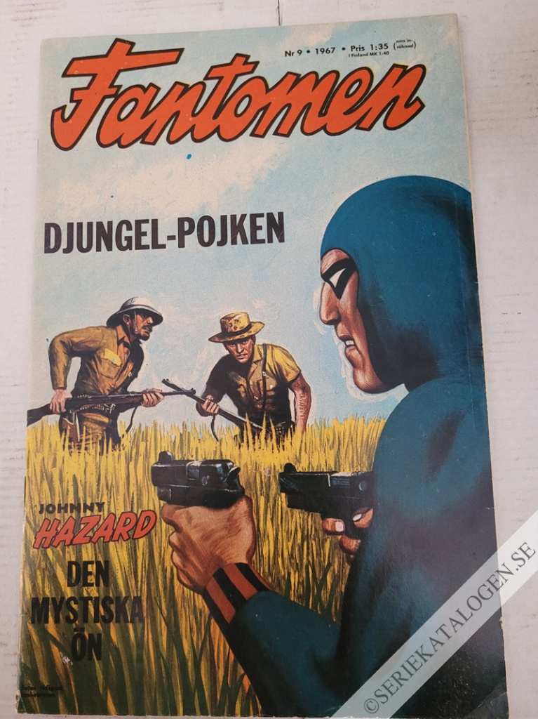 Framsida på Fantomen #9 (1967)