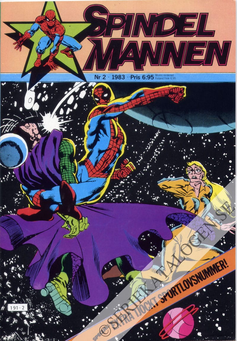Framsida på Spindelmannen #2 (1983)