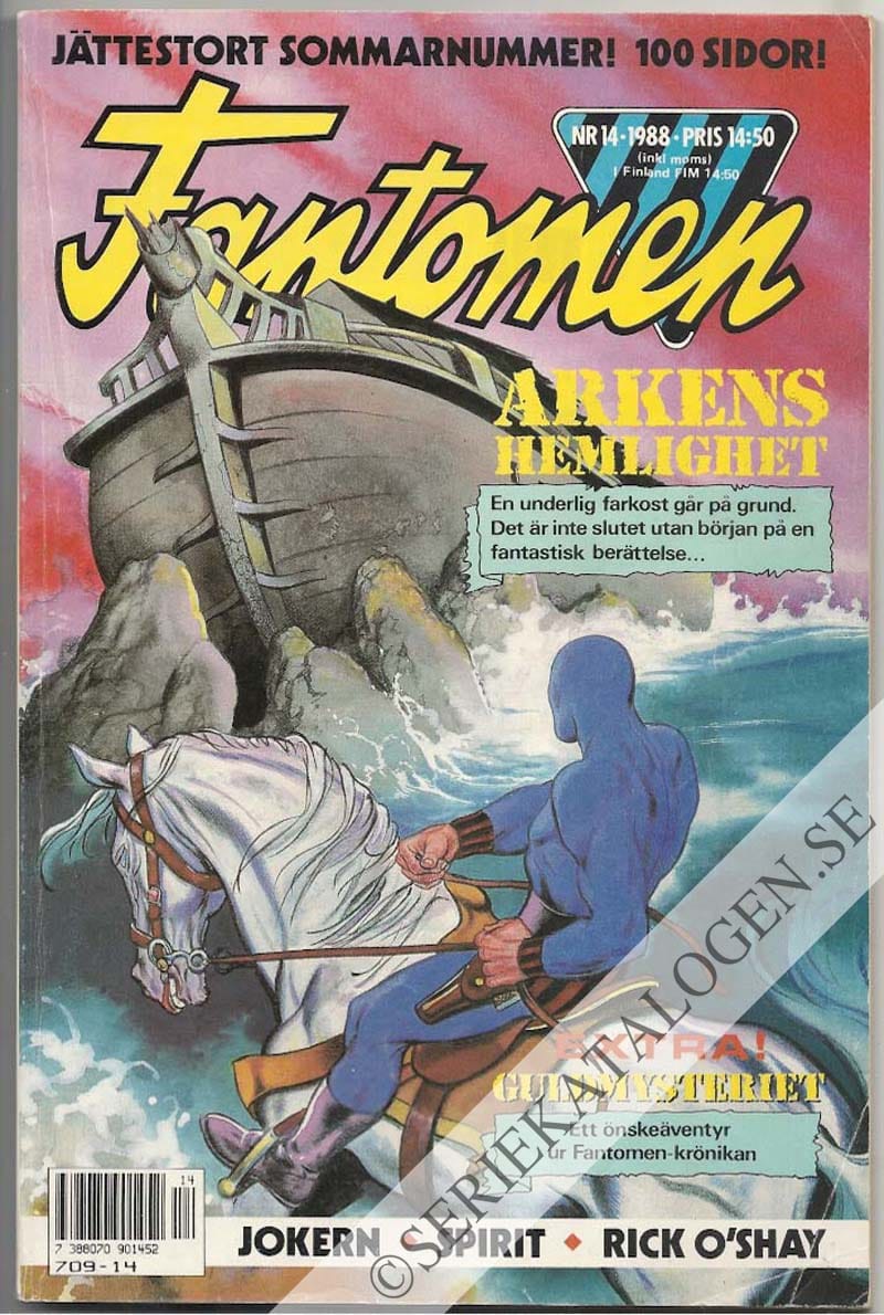 Framsida på Fantomen #14 (1988)