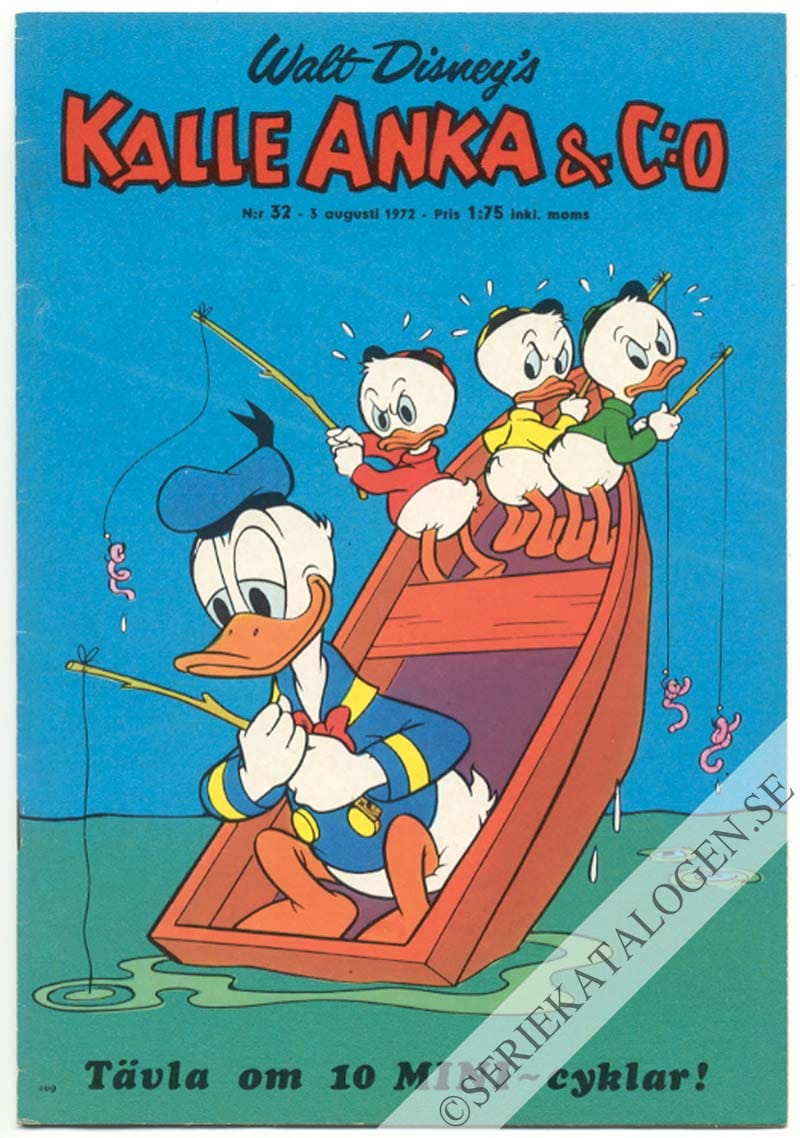 Framsida på Kalle Anka & C:o #32 (1972)