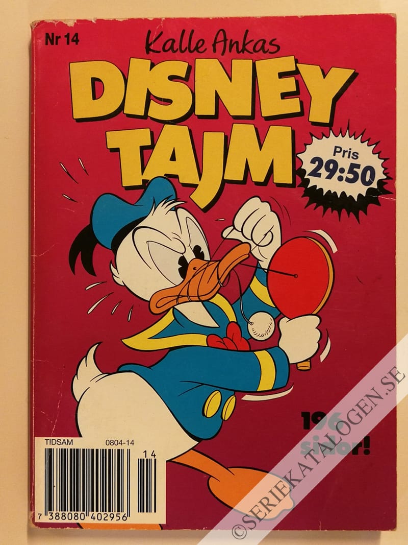 Framsida på Kalle Ankas Disneytajm #14 (1995)