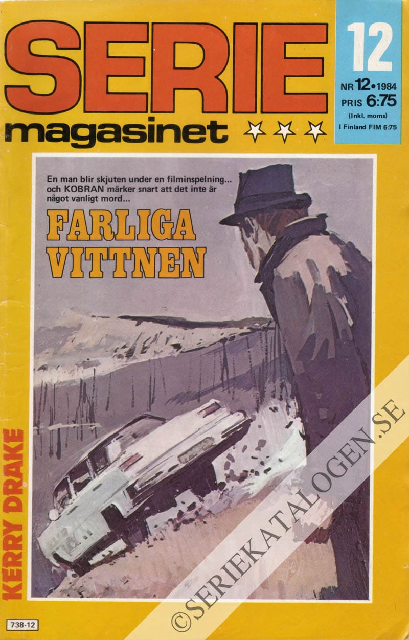 Framsida på Seriemagasinet #12 (1984)