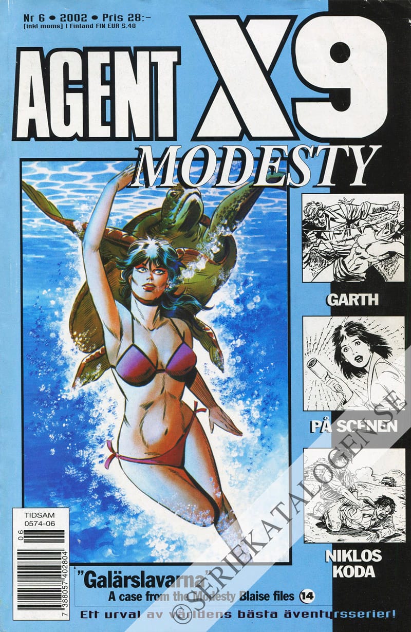Framsida på Agent X9 #6 (2002)