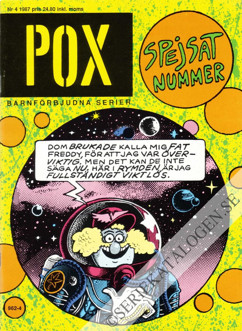 Framsida på Pox #4 (1987)