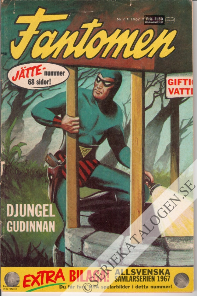Framsida på Fantomen #7 (1967)
