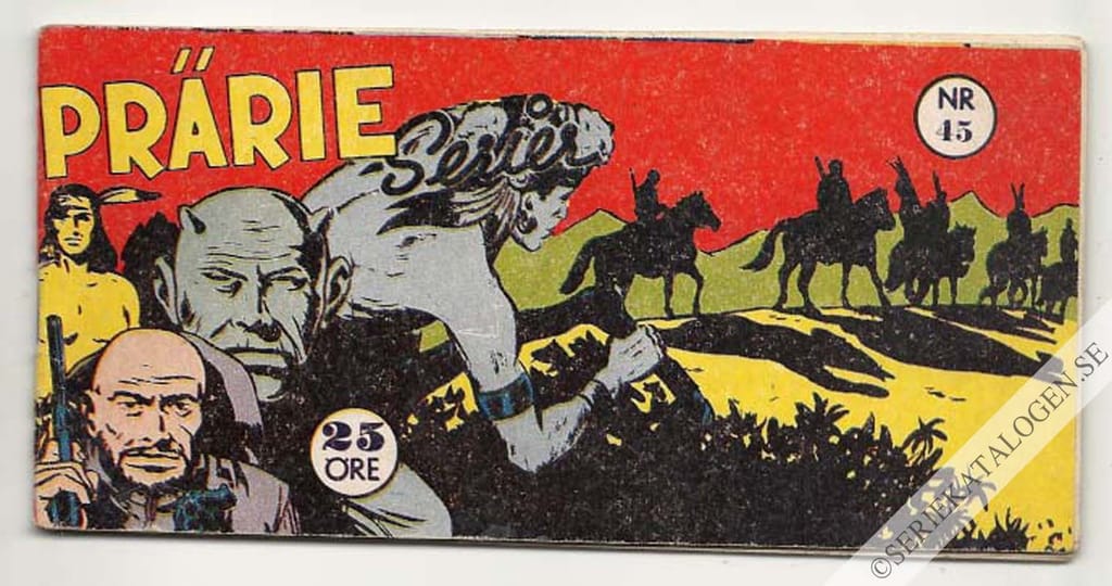 Framsida på Prärie-serier #45 (1956)