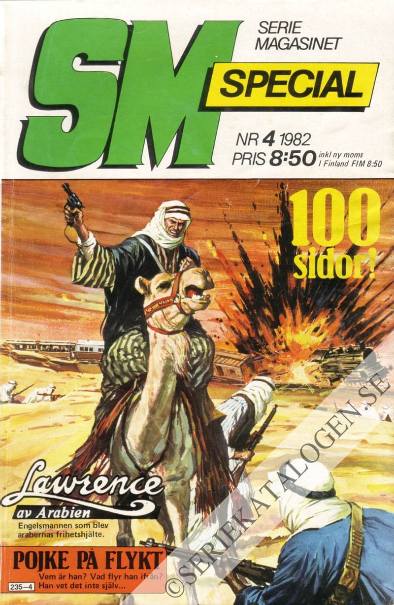 Framsida på Seriemagasinet specialalbum #4 (1982)