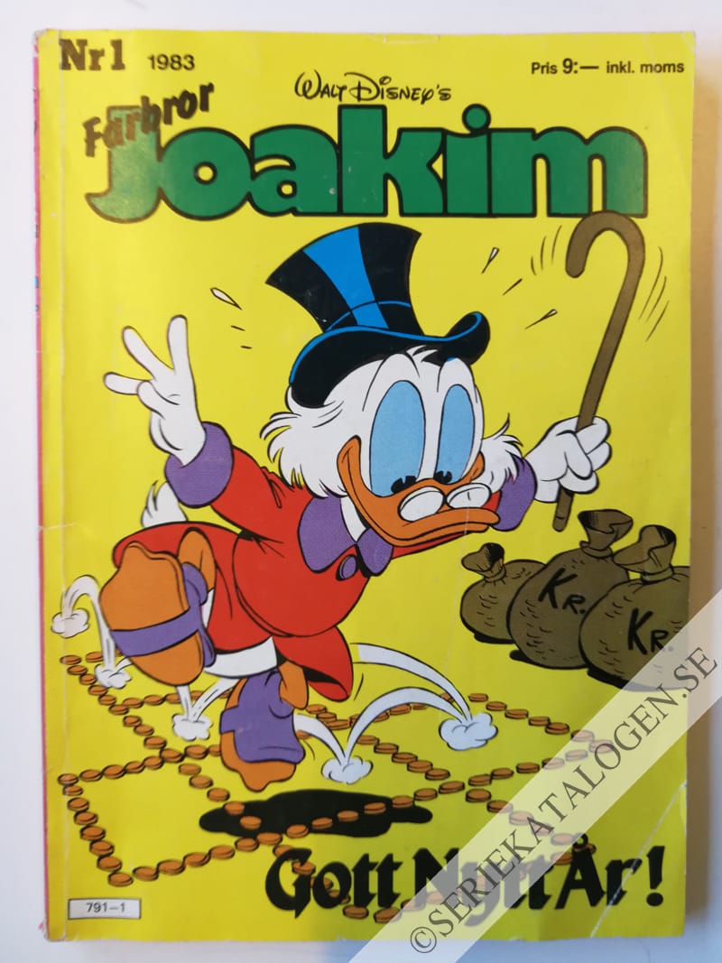 Framsida på Joakim #1 (1983)