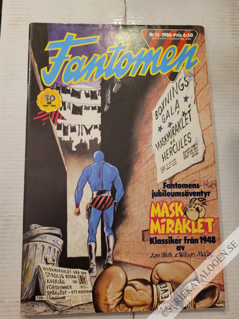 Framsida på Fantomen #13 (1980)