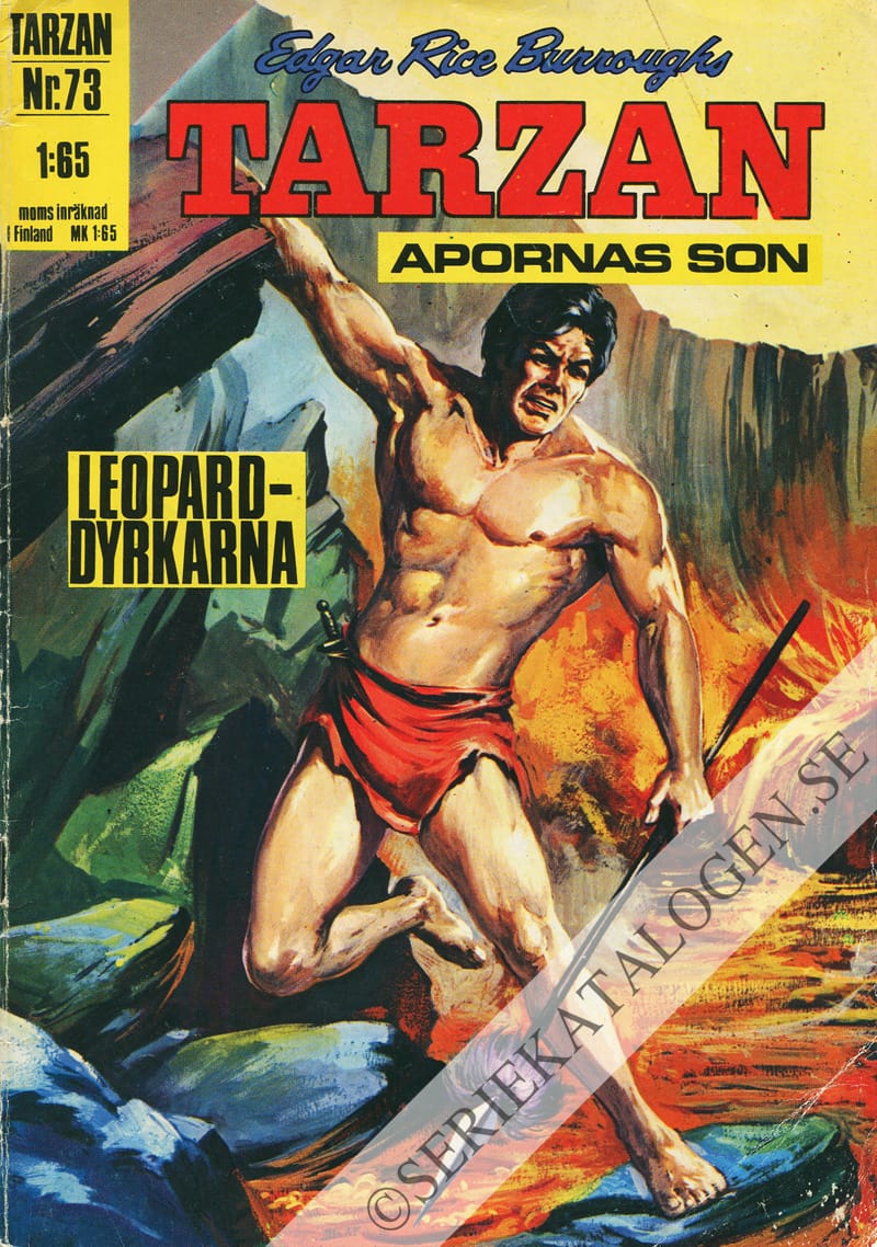 Framsida på Tarzan #73 (1971)
