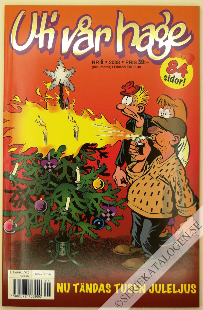 Framsida på Uti vår hage Nu tändas tusen juleljus (2008)