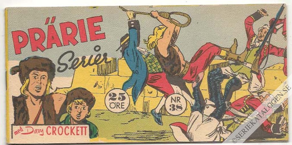 Framsida på Prärie-serier #38 (1958)