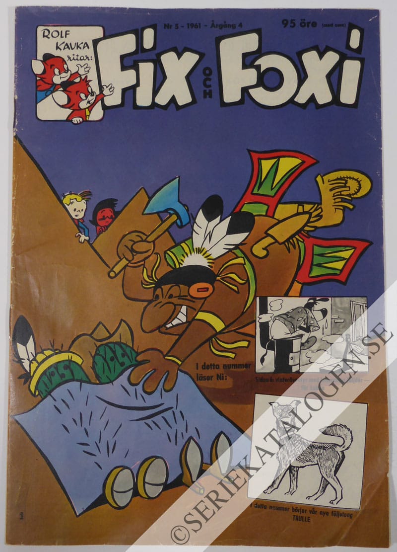 Framsida på Fix och Foxi #5 (1961)