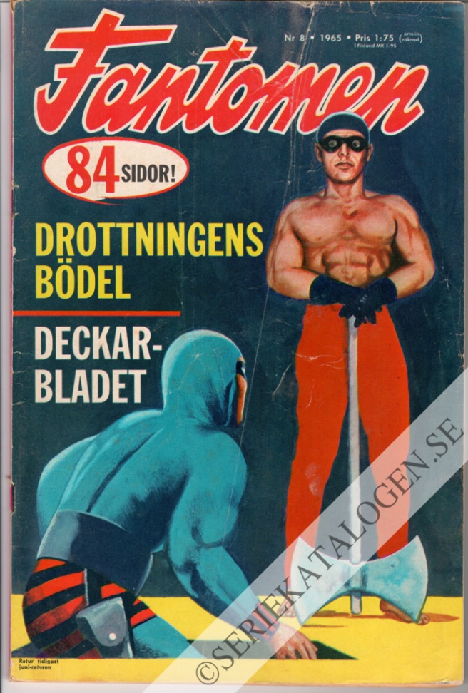Framsida på Fantomen #8 (1965)