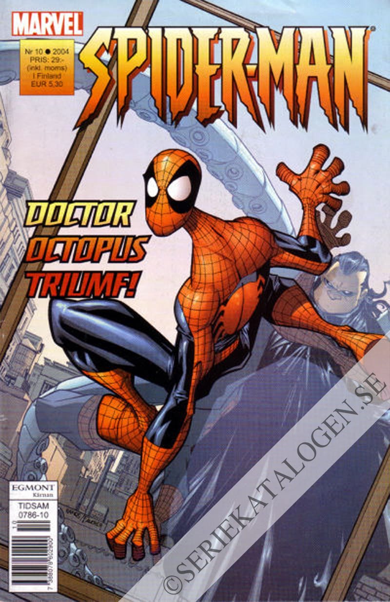 Framsida på Spider-Man #10 (2004)