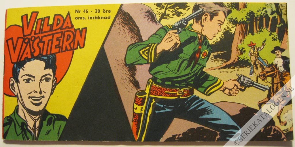 Framsida på Vilda Västern #45 (1960)