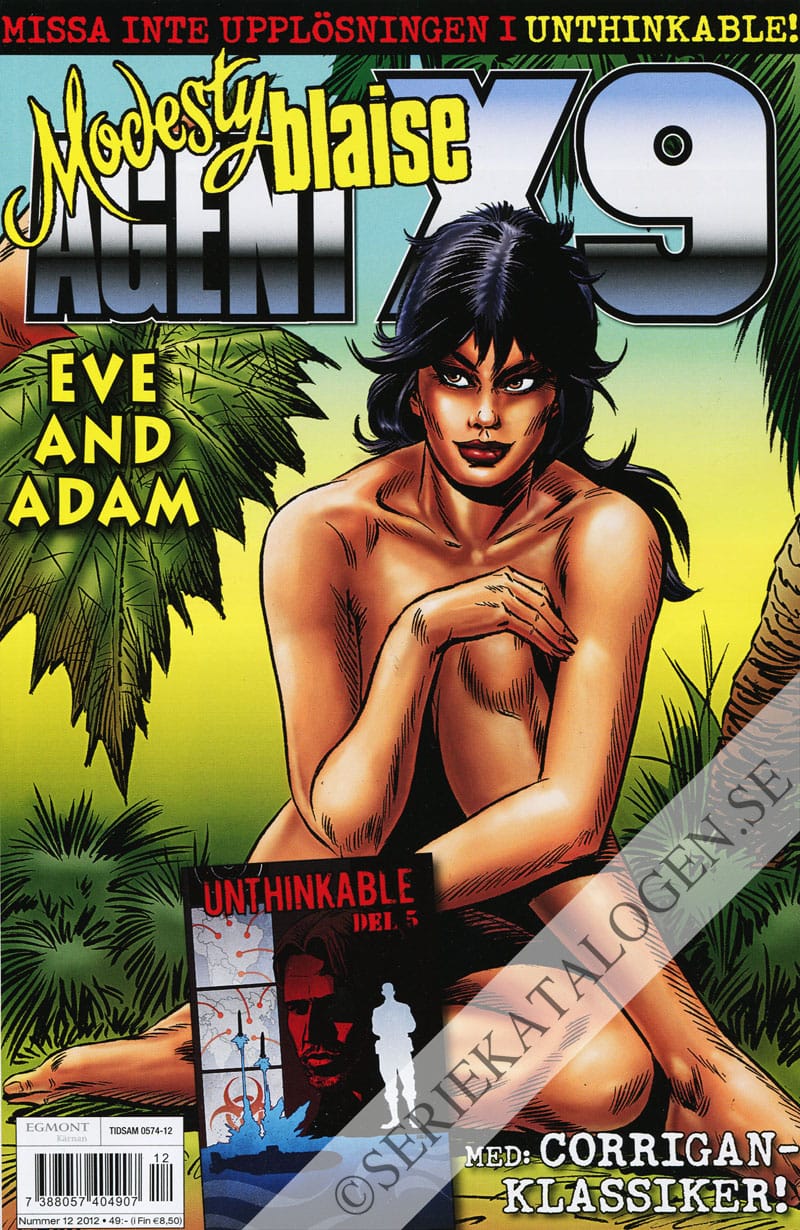 Framsida på Agent X9 #12 (2012)