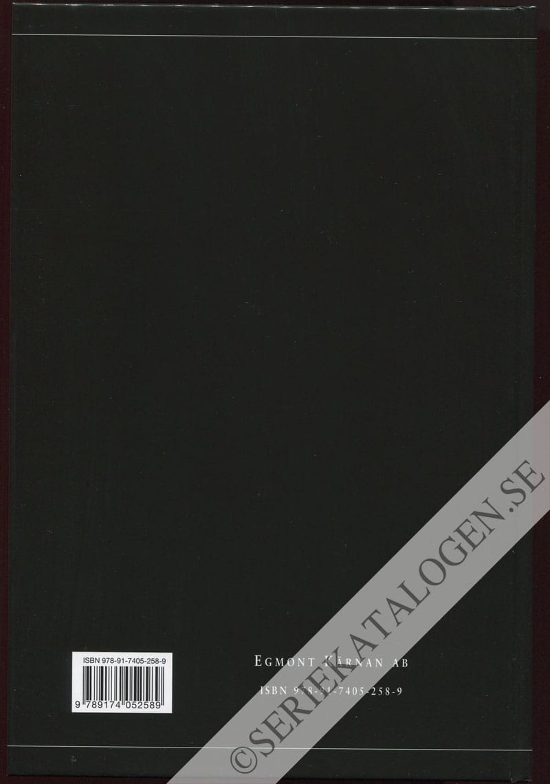 Baksida utan skyddsomslag (2009)