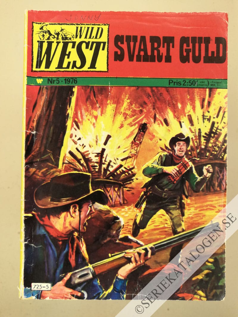 Framsida på Svart guld (1976)