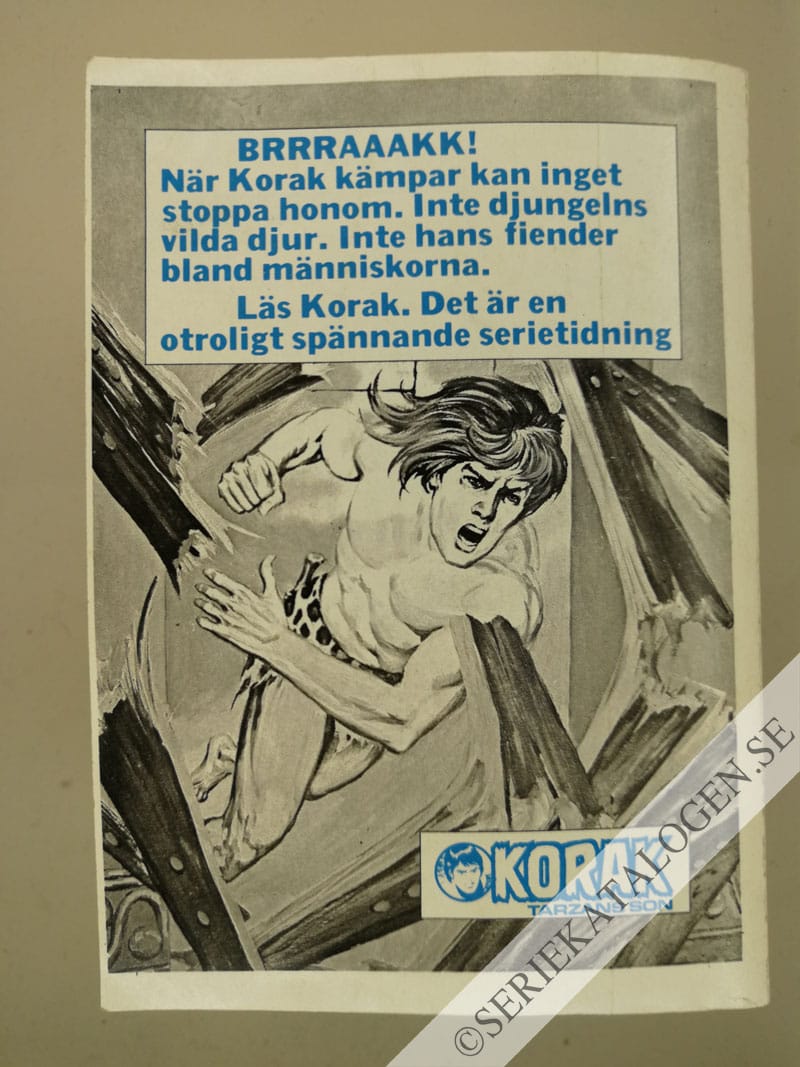 Baksida på Några kom tillbaka (1976)