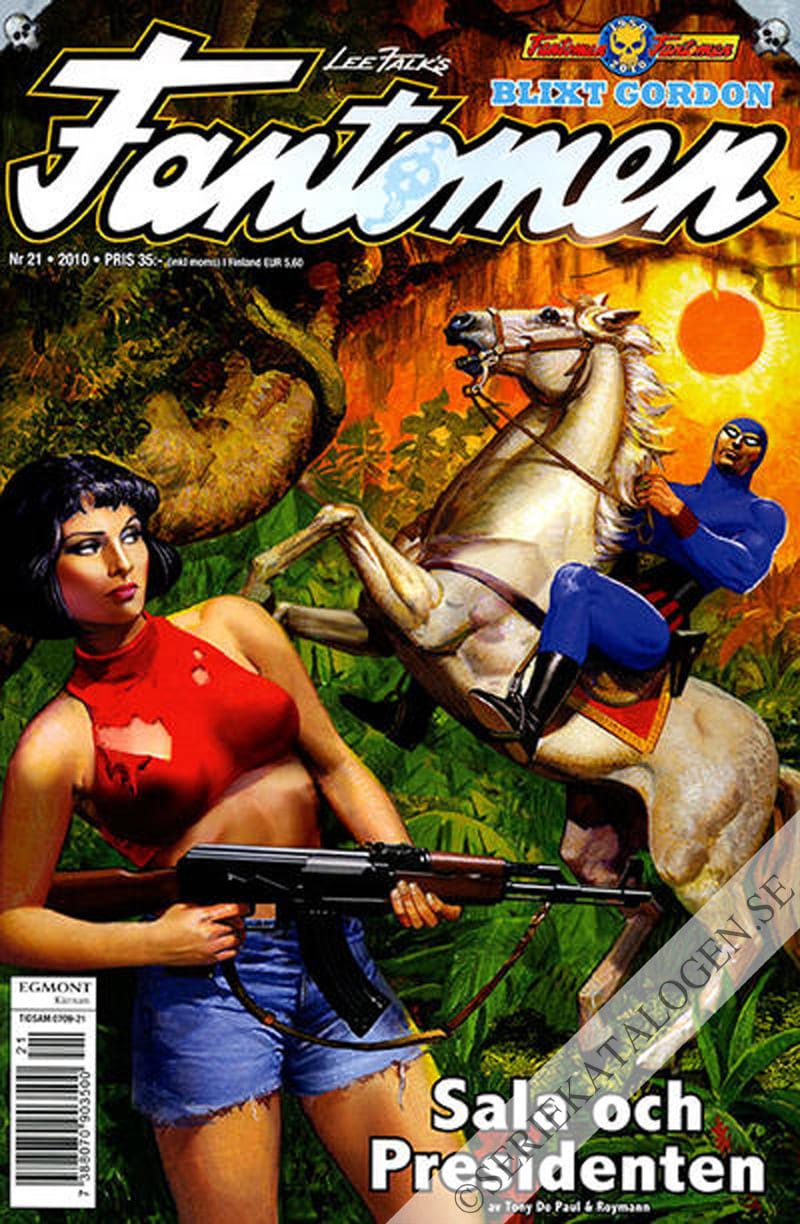 Framsida på Fantomen #21 (2010)