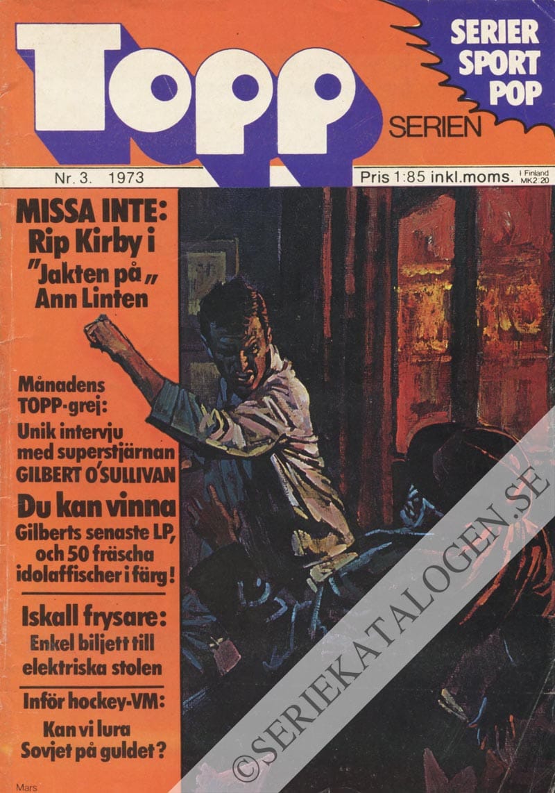 Framsida på Toppserien #3 (1973)