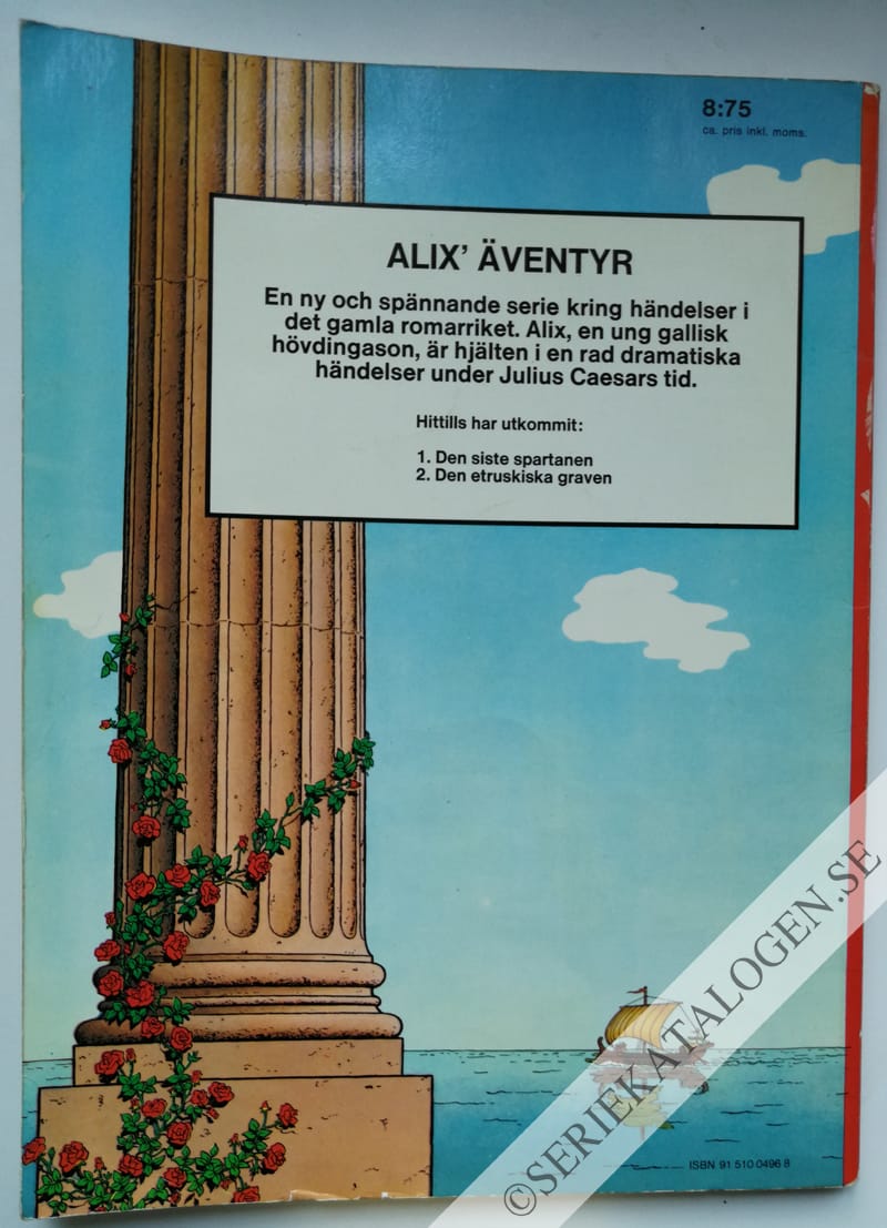 Baksida på Den siste spartanen (1974)
